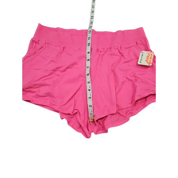 Free People Get Set Shorts Hot Pink Sz M - Picture 7 of 10
